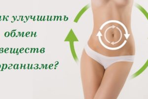 как улучшить обмен веществ