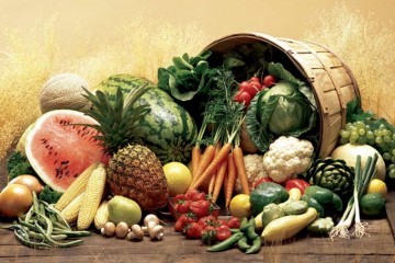 Useful properties of fruits and vegetables