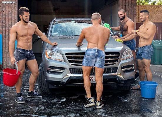 помыть машину